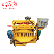 CANTON FAIR QT40-3A MOBILE MANUAL BLOCK MAKING MACHINE PRICE,BLOCK MOULDING MACHINE,CONSTRACTION MACHINERY